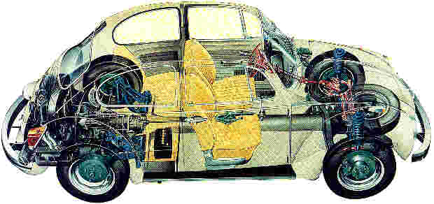 Durchsichtzeichnung VW 1303